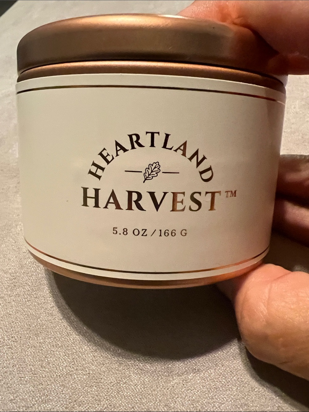 Heartland Harvest Fall Scented Candle. New! 5.8 oz.